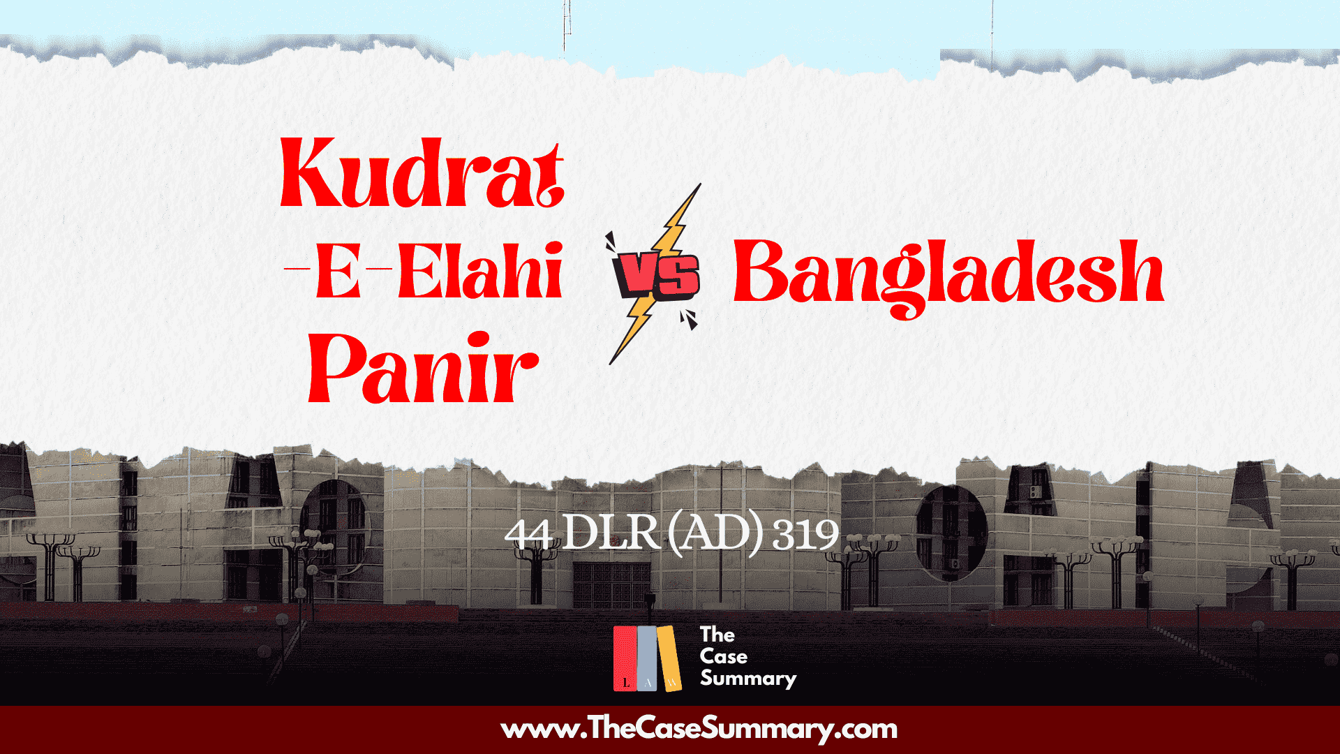 Kudrat-E-Elahi Panir v Bangladesh (1992)