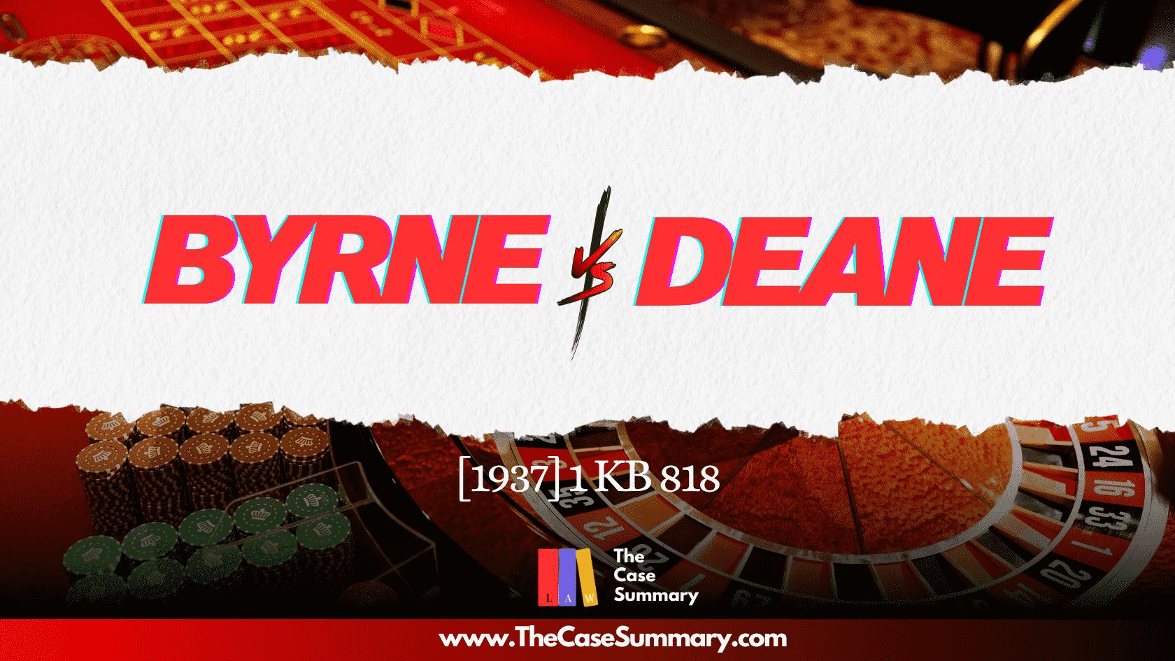 Edmund Joseph Byrne Vs. Robert Heward Deane and Aletta Felicia Deane