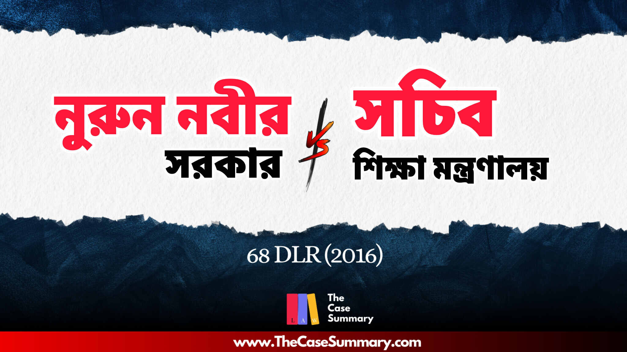 নুরুন নবীর সরকার বনাম সচিব, শিক্ষা মন্ত্রণালয় (২০১৫)