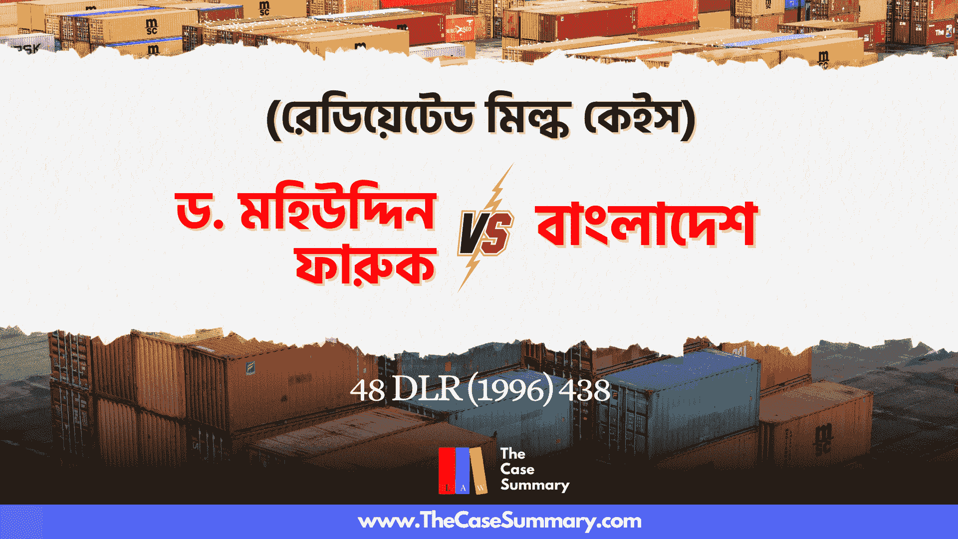 ড. মহিউদ্দিন ফারুক বনাম বাংলাদেশ (১৯৯৬)