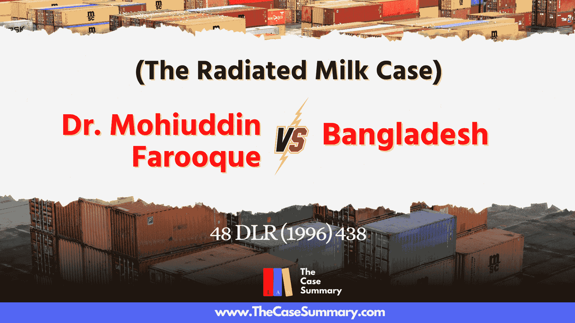 Dr. Mohiuddin Farooque v Bangladesh (1996)